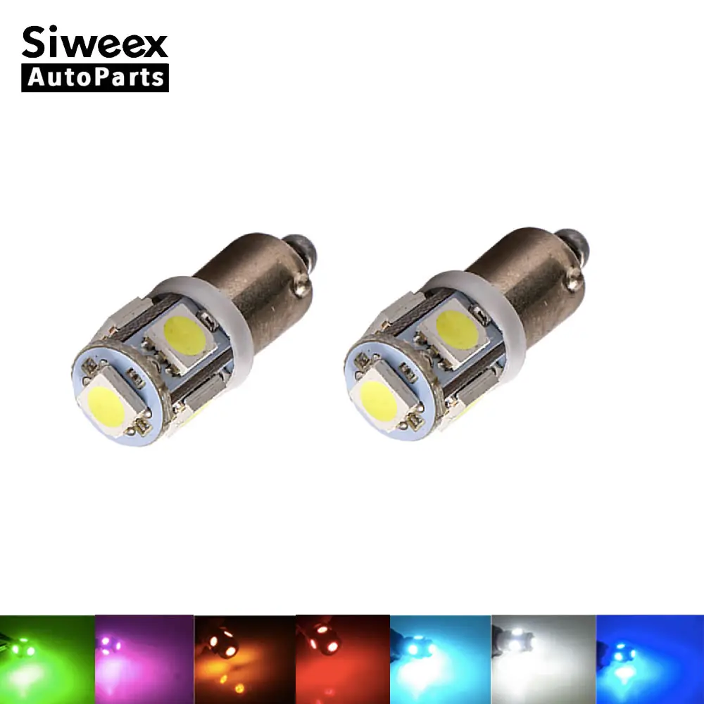 2 PCS BA9S Car LED Bulbs T4W 5 SMD 5050 Interior Dashboard Dome Reading Door Lamps White DC 12V Automobiles License Plate Lights
2 PCS BA9S Car LED Bulbs T4W 5 SMD 5050 Interior Dashboard Dome Reading Door Lamps White DC 12V Automobiles License Plate Lights