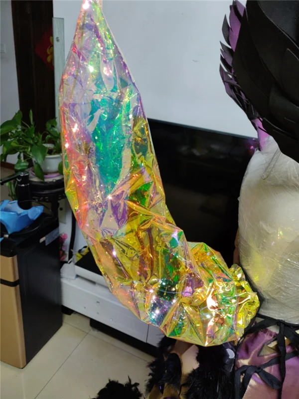 Аниме-опора ручной работы Ahri, косплей, хвост KDA Idol, певец, золотой один хвост, блестящие костюмы девятихвостой лисы A
Аниме-опора ручной работы Ahri, косплей, хвост KDA Idol, певец, золотой один хвост, блестящие костюмы девятихвостой лисы A