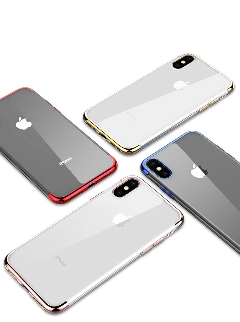 10 pcs Original Luxury Case For iPhone 8 Case Plating TPU Silicone Soft Transparent Phone Cover For iphone X
10 pcs Original Luxury Case For iPhone 8 Case Plating TPU Silicone Soft Transparent Phone Cover For iphone X