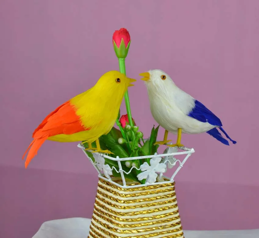 foam&feathers bird model 13cm colourful feathers birds one pair handicraft,home garden decoration birthday gift a2447
foam&feathers bird model 13cm colourful feathers birds one pair handicraft,home garden decoration birthday gift a2447