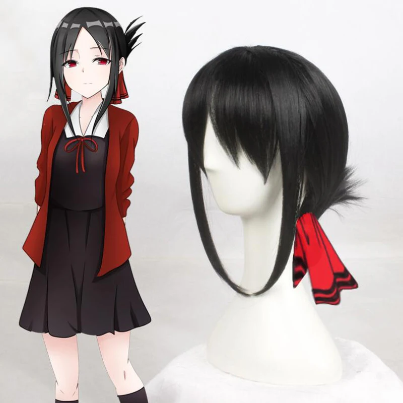Парик для косплея из аниме Kaguya-sama: Love is War Shinomiya Kaguya, черные синтетические волосы для хэллоуина, женская искусственная кожа + шапочка для парика
Парик для косплея из аниме Kaguya-sama: Love is War Shinomiya Kaguya, черные синтетические волосы для хэллоуина, женская искусственная кожа + шапочка для парика