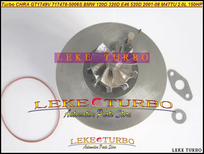 Turbo CHRA Cartridge Core GT1749V 717478-5006S 717478-0004 717478 717478-0005 For BMW 120D 320D E46 520D 2001-08 M47TU 2.0L
Turbo CHRA Cartridge Core GT1749V 717478-5006S 717478-0004 717478 717478-0005 For BMW 120D 320D E46 520D 2001-08 M47TU 2.0L