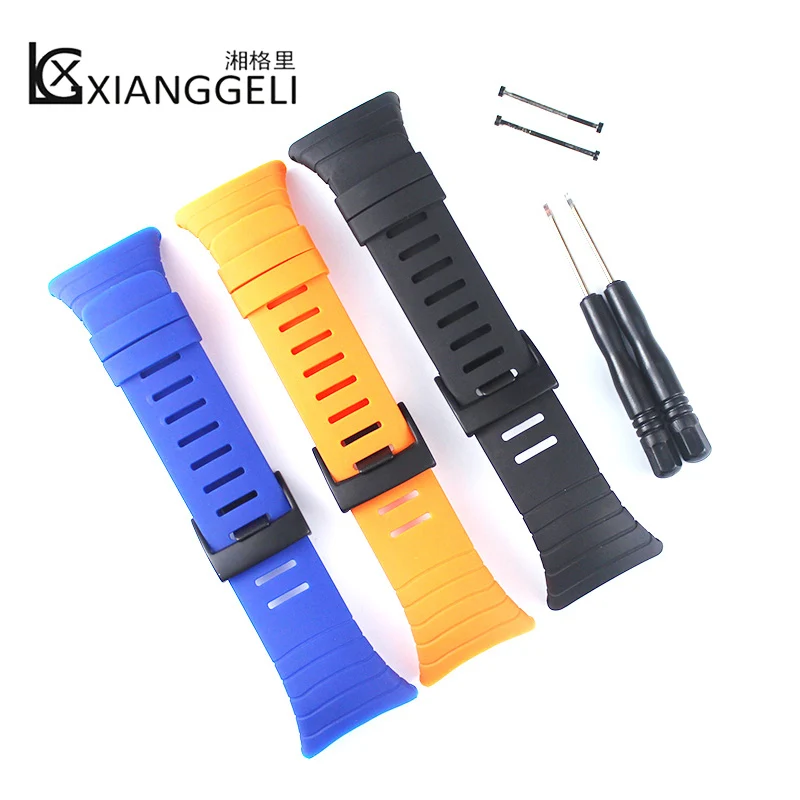 Watch Accessories Rubber strap for Suunto core tape Pin buckle Outdoor sports diving men's strap
Watch Accessories Rubber strap for Suunto core tape Pin buckle Outdoor sports diving men's strap