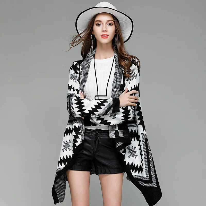 Girls Knitted Sweaters Women Cross Border Knitted Sweater Open Stitch Knit Wear Knitted Sweater Lapel Long Sleeve Coat B-9345
Girls Knitted Sweaters Women Cross Border Knitted Sweater Open Stitch Knit Wear Knitted Sweater Lapel Long Sleeve Coat B-9345