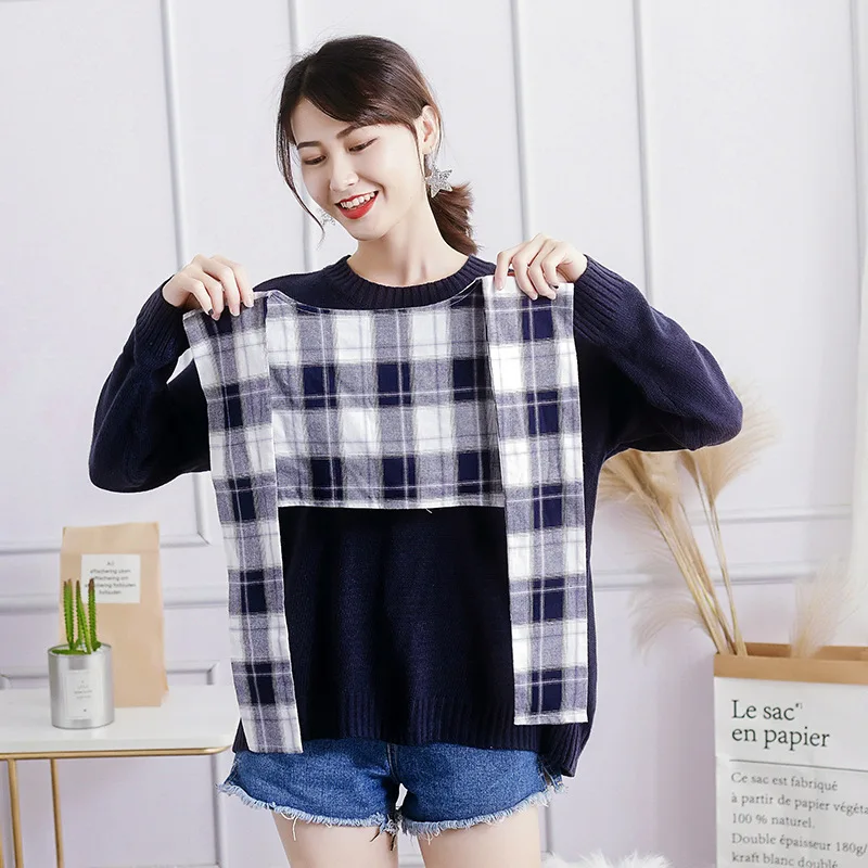 YSMILE Y Fashion New Women Blue White Plaid Tie Up Collar All Match Remove Sweater Decoration Accessories For Lady Girl Female
YSMILE Y Fashion New Women Blue White Plaid Tie Up Collar All Match Remove Sweater Decoration Accessories For Lady Girl Female