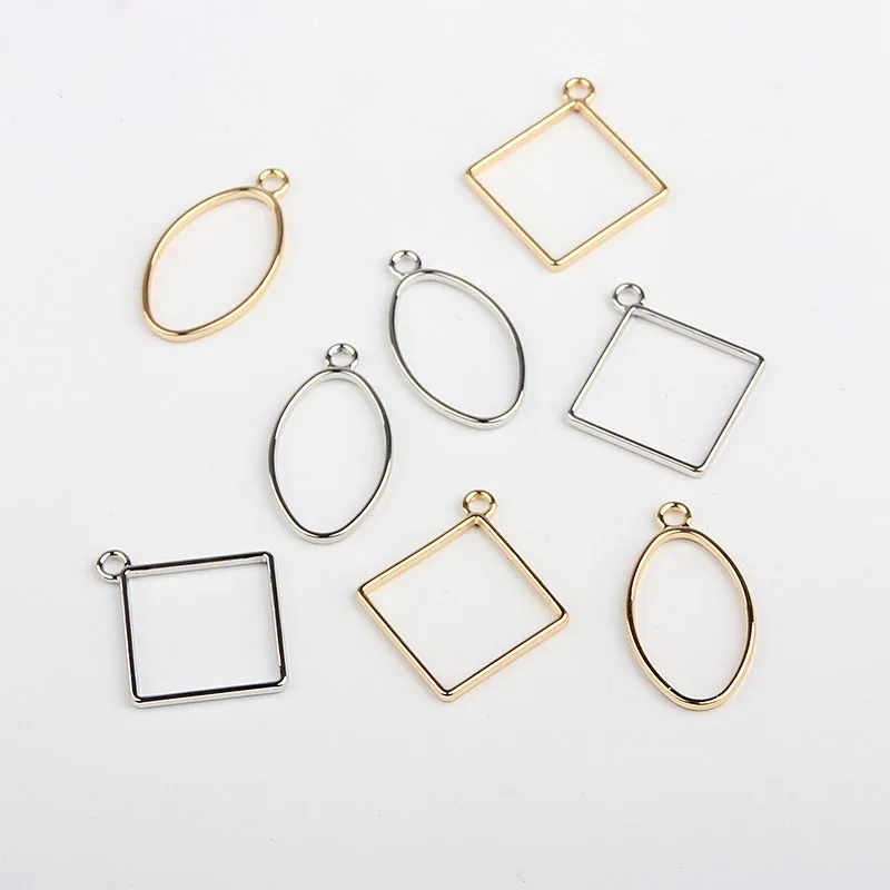Diy jewelry making 50pcs/lot alloy gold/silver tone cartoon geometry oval/square shape metal charms fit earring/necklace pendant
Diy jewelry making 50pcs/lot alloy gold/silver tone cartoon geometry oval/square shape metal charms fit earring/necklace pendant
