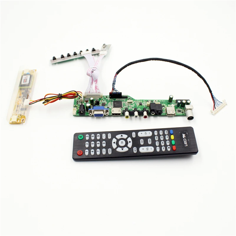 M6V5 LCD TV controller board support TV AV VGA Audio USB HDMI-compatible for 18.5 inch 1366X768 lcd panel HT185WX1-100 Repair
M6V5 LCD TV controller board support TV AV VGA Audio USB HDMI-compatible for 18.5 inch 1366X768 lcd panel HT185WX1-100 Repair