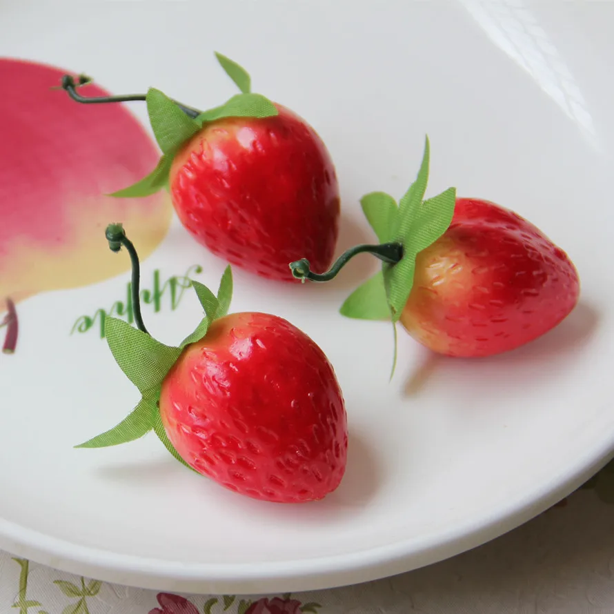 Food Vegetable Play House Toy Children's Kitchen Decorate Teaching Aid Emulation 3pcs Simulation Strawberry Fake Fruit Diy Toys
Food Vegetable Play House Toy Children's Kitchen Decorate Teaching Aid Emulation 3pcs Simulation Strawberry Fake Fruit Diy Toys