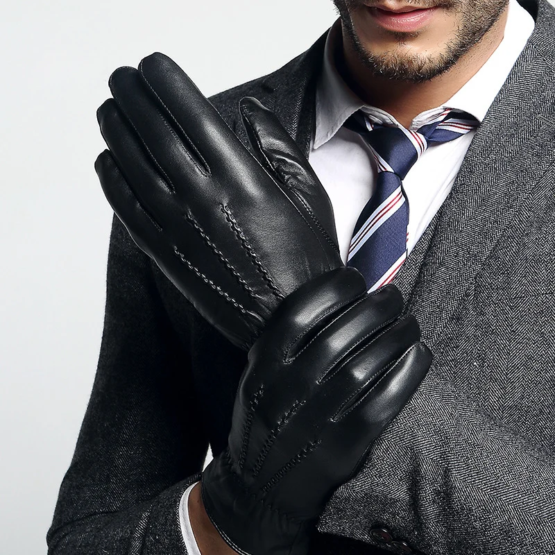 Модные трендовые перчатки из натуральной кожи, мужские теплые черные, коричневые мужские перчатки из овчины, перчатки для вождения с пятью пальцами 8808
Модные трендовые перчатки из натуральной кожи, мужские теплые черные, коричневые мужские перчатки из овчины, перчатки для вождения с пятью пальцами 8808