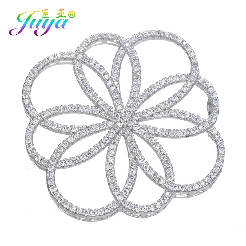 DIY Women Sweater Pearls Necklace Accessories Micro Pave Zircon Floating Flower Decoration Connectors Jewelry Making Supplies
DIY Women Sweater Pearls Necklace Accessories Micro Pave Zircon Floating Flower Decoration Connectors Jewelry Making Supplies