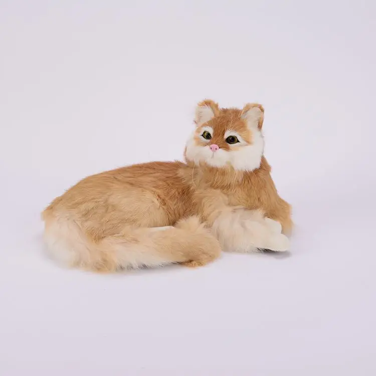 new simulation yellow cat lifelike handicraft lying cat doll gift about 25x11x20cm
new simulation yellow cat lifelike handicraft lying cat doll gift about 25x11x20cm