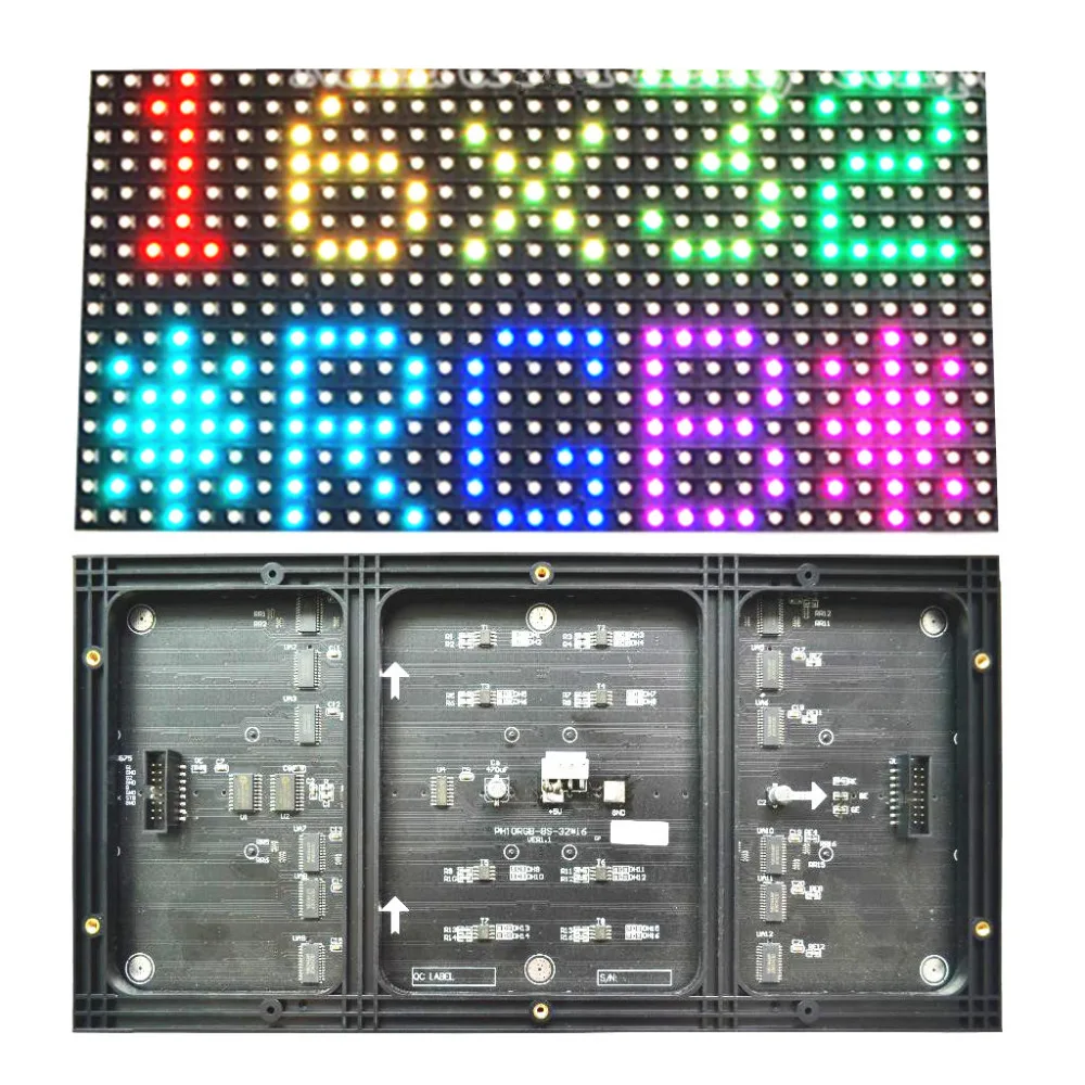 Indoor p10 led module full color rgb 1/8 scan 320*160mm smd 3 in 1 p10mm rgb led sign module For Advertising LED Display board
Indoor p10 led module full color rgb 1/8 scan 320*160mm smd 3 in 1 p10mm rgb led sign module For Advertising LED Display board