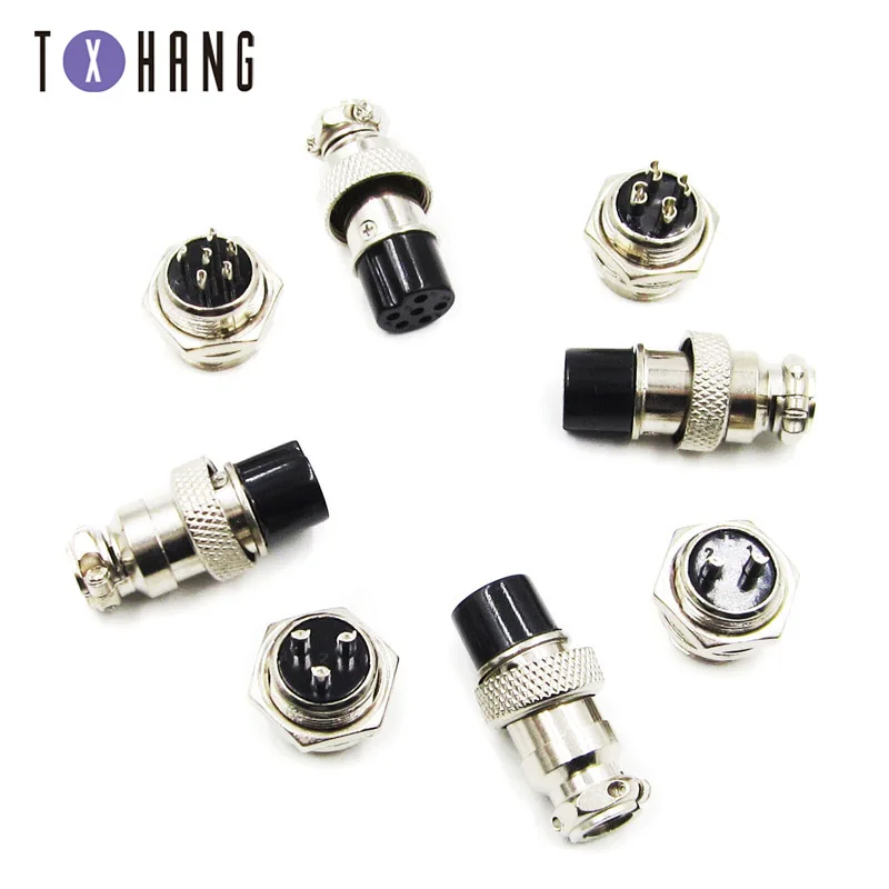 GX16 Aviation Connector, 16mm 4P 7A 125V GX16-4 Waterproof Male Female Panel Metal Aviation Wire Connector
GX16 Aviation Connector, 16mm 4P 7A 125V GX16-4 Waterproof Male Female Panel Metal Aviation Wire Connector
