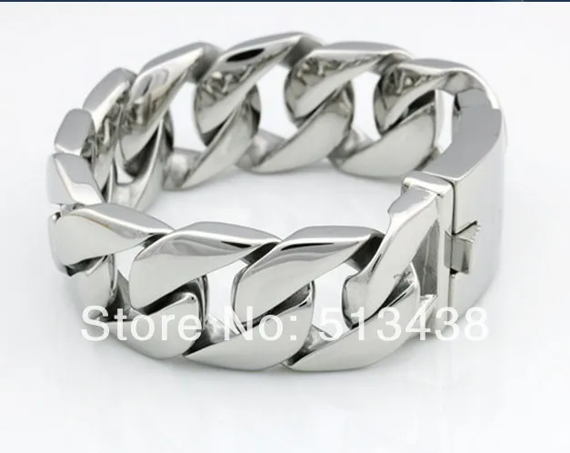 Large Cuban Curb Link Bracelet for Men's Jewelry stainless steel Jewelry 26mm 8.5inch
Large Cuban Curb Link Bracelet for Men's Jewelry stainless steel Jewelry 26mm 8.5inch