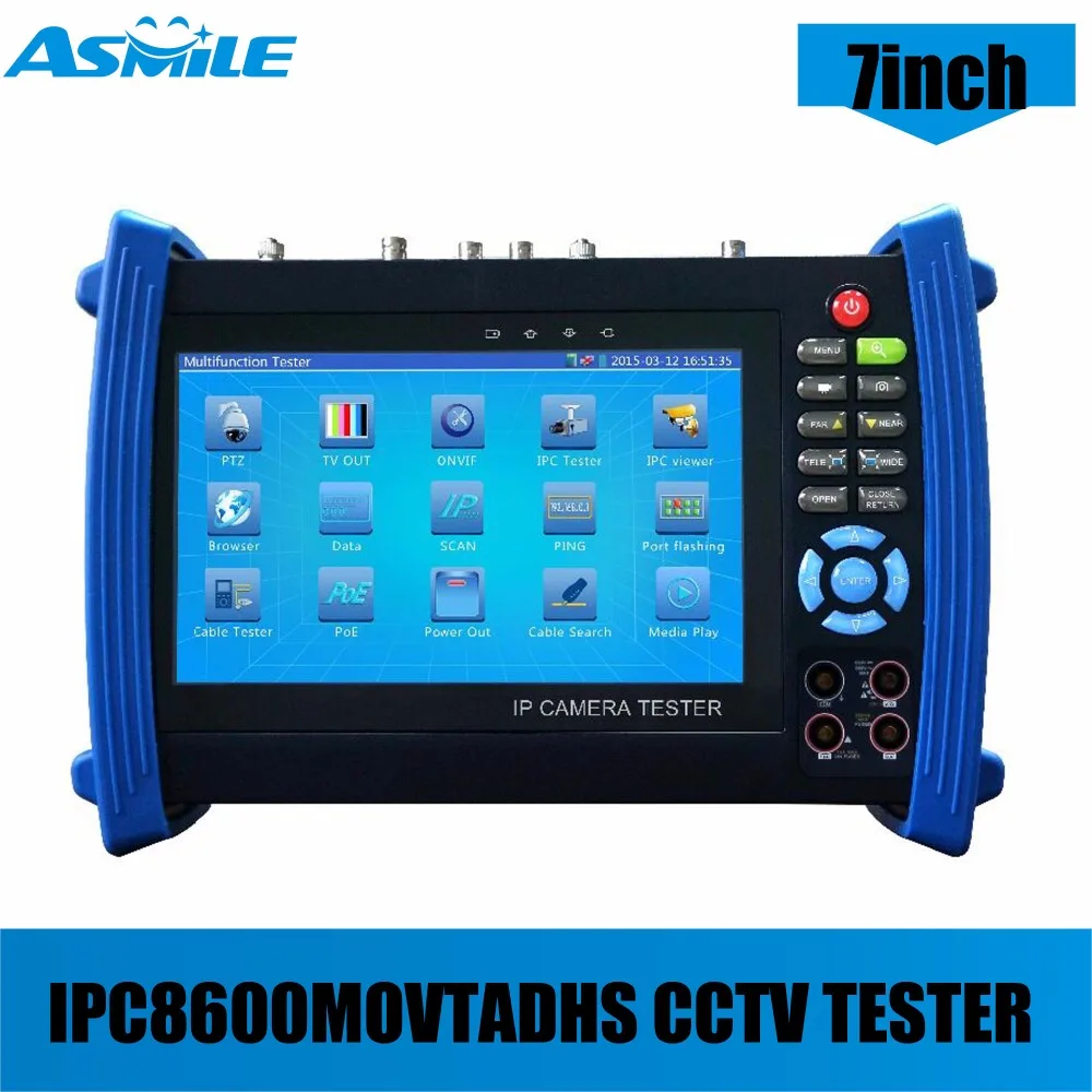 2018 hot sale IPC-8600MOVTADHS cctv camera tester with 7 inch capacitive touch screen portable cctv lcd monitor tester
2018 hot sale IPC-8600MOVTADHS cctv camera tester with 7 inch capacitive touch screen portable cctv lcd monitor tester