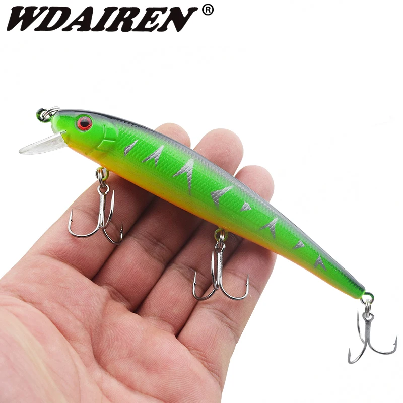 1Pcs 13cm 19.5g Minnow Fishing Lure Fish Wobbler Tackle Crankbait Artificial Japan Hard Bait Swim baits 4# Hooks WD-203
1Pcs 13cm 19.5g Minnow Fishing Lure Fish Wobbler Tackle Crankbait Artificial Japan Hard Bait Swim baits 4# Hooks WD-203