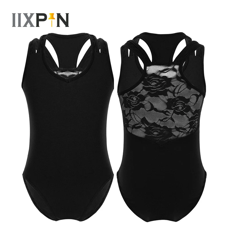 Kids Girls Ballet Dance Gymnastics Leotard Sleeveless Lace Splice Racer Back Cotton Jumpsuit Body Suits Ballet Leotards
Kids Girls Ballet Dance Gymnastics Leotard Sleeveless Lace Splice Racer Back Cotton Jumpsuit Body Suits Ballet Leotards