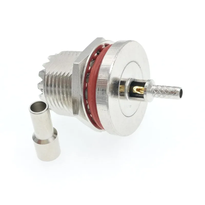 50pcs UHF SO239 Female Jack Bulkhead Crimp RG316 RG174 LMR100 RF Coaxial Connector
50pcs UHF SO239 Female Jack Bulkhead Crimp RG316 RG174 LMR100 RF Coaxial Connector