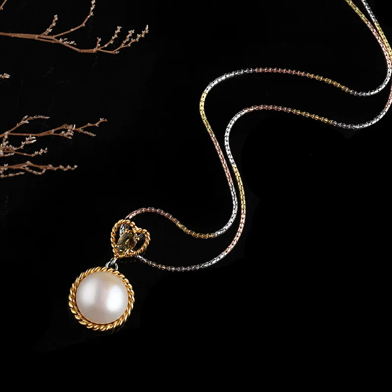 Retro Jewelry European And American Fashion Creative New Pearl Pendant S925 Sterling Silver Female Pendant
Retro Jewelry European And American Fashion Creative New Pearl Pendant S925 Sterling Silver Female Pendant