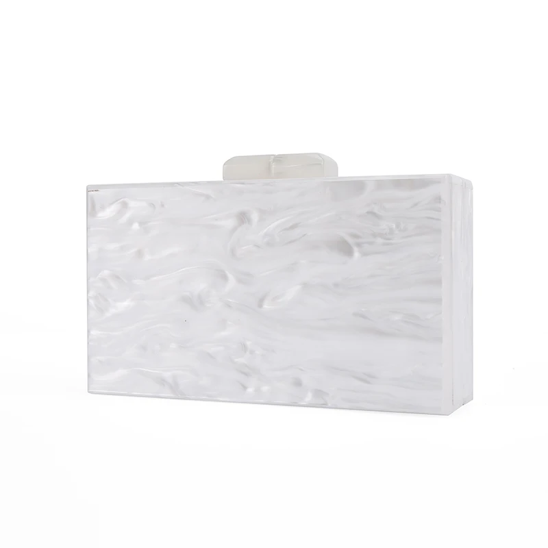 Fashion Lady Bridal Handmade China Factory Supplier Size 18X10 cm With Mirror Inside Pearl White Acrylic Box Bags Acrylic Clutch
Fashion Lady Bridal Handmade China Factory Supplier Size 18X10 cm With Mirror Inside Pearl White Acrylic Box Bags Acrylic Clutch