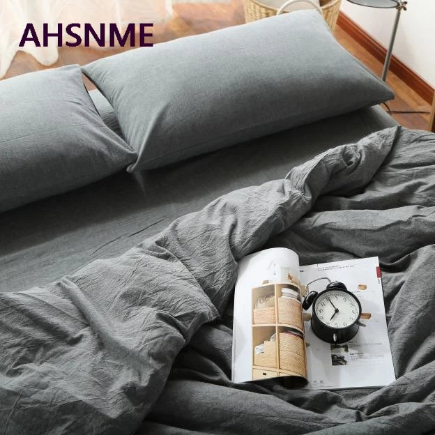 AHSNME 100% хлопок, супер мягкая постельное белье, покрывало для кровати темно-серый однотонный пододеяльник edredones y conjuntos de ropa de cama
AHSNME 100% хлопок, супер мягкая постельное белье, покрывало для кровати темно-серый однотонный пододеяльник edredones y conjuntos de ropa de cama