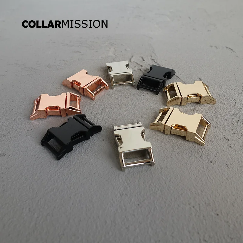 50pcs/lot 15mm Metal Plated Quick Release Buckles For Luggage Outdoor Backpack Webbing Cat Dog Collar DIY Accessory 4 colours
50pcs/lot 15mm Metal Plated Quick Release Buckles For Luggage Outdoor Backpack Webbing Cat Dog Collar DIY Accessory 4 colours