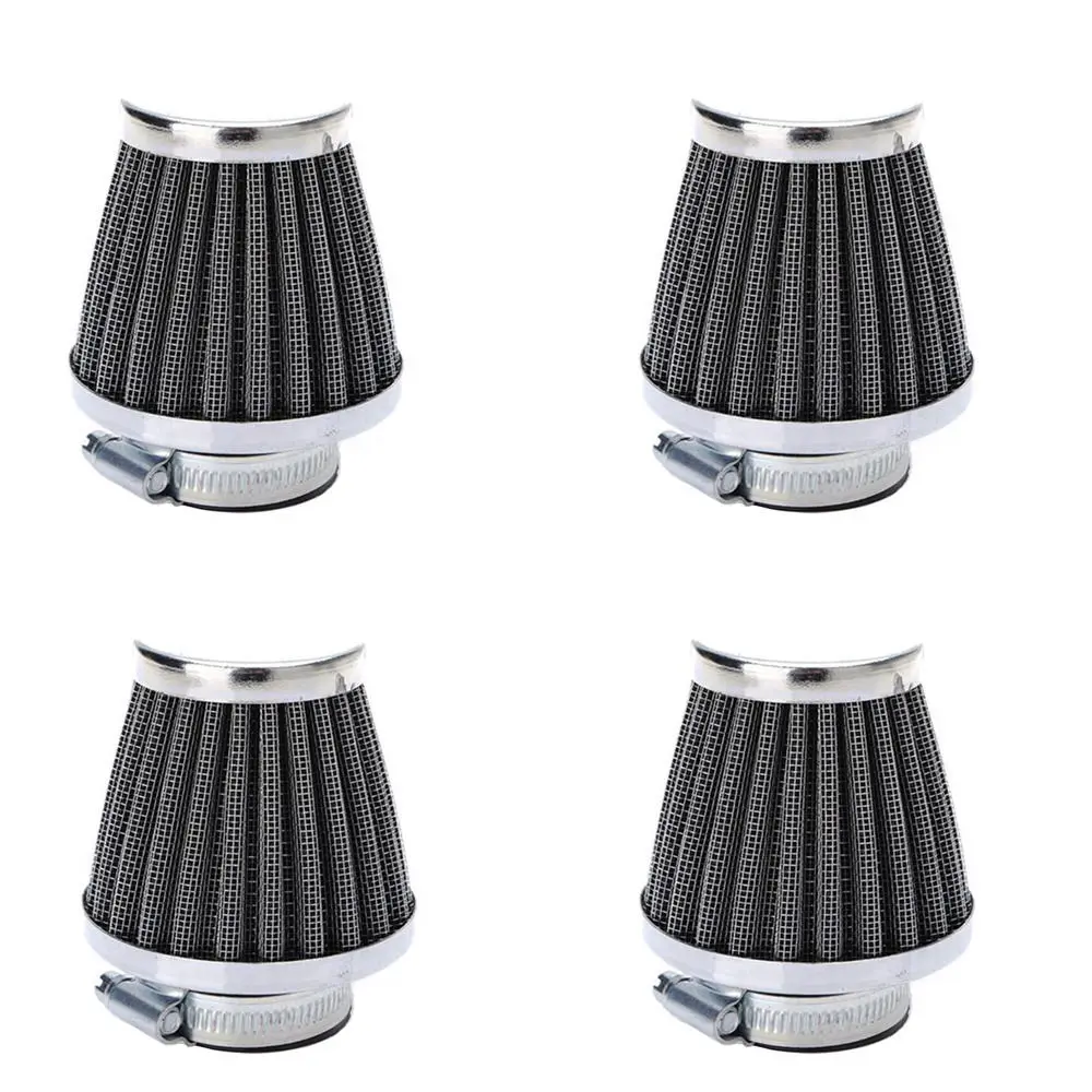 EE support 4Pcs 38mm Chrome Universal Motorcycle Air Filter Pod Scooter ATV Dirt Quad Bike
EE support 4Pcs 38mm Chrome Universal Motorcycle Air Filter Pod Scooter ATV Dirt Quad Bike