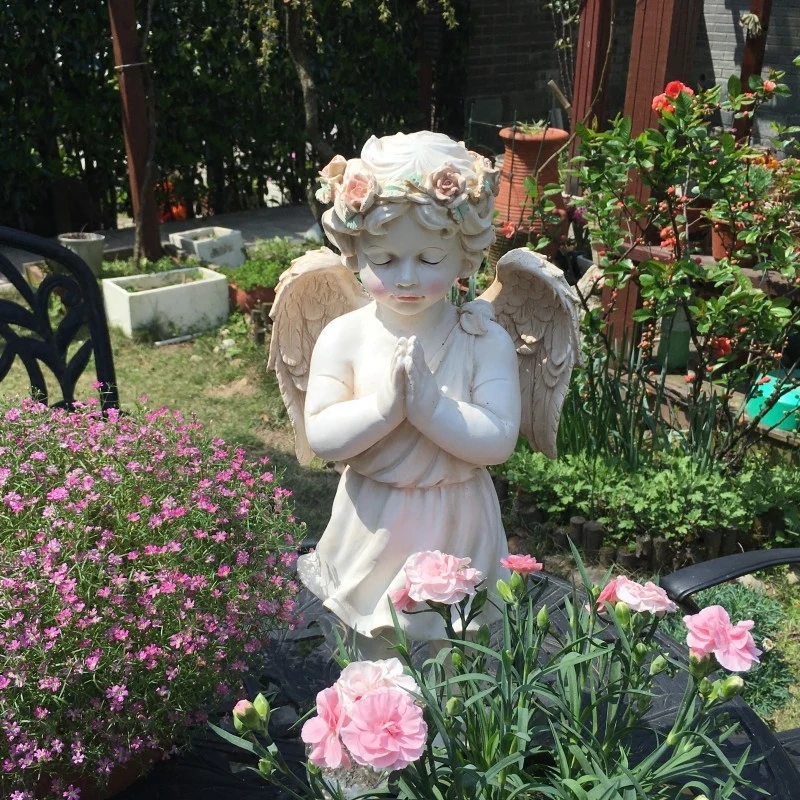 Retro Courtyard Outdoor Rose Garland Lips Angel Garden Park White Figurines Decoration Ornament Sculpture Home Resin Boy Craft
Retro Courtyard Outdoor Rose Garland Lips Angel Garden Park White Figurines Decoration Ornament Sculpture Home Resin Boy Craft