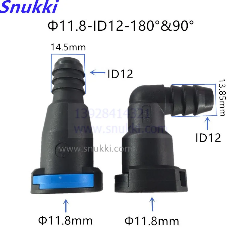 11.8mm-ID12 180 degree SAE 10 plastic auto fuel line quick connector fuel line fittings nylon pipe connector 10pcs a lot
11.8mm-ID12 180 degree SAE 10 plastic auto fuel line quick connector fuel line fittings nylon pipe connector 10pcs a lot