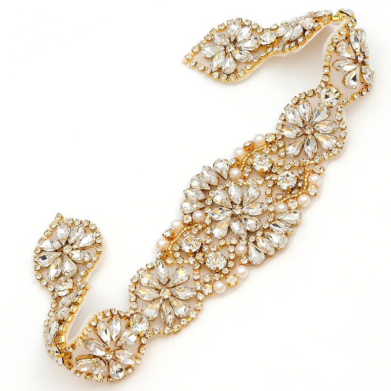 YANSTAR 10PCS Bridal Sash Hand Beaded Sewing Crystal Rhinestone Bridal Applique Iron On For Wedding Dresses Belt YS794
YANSTAR 10PCS Bridal Sash Hand Beaded Sewing Crystal Rhinestone Bridal Applique Iron On For Wedding Dresses Belt YS794