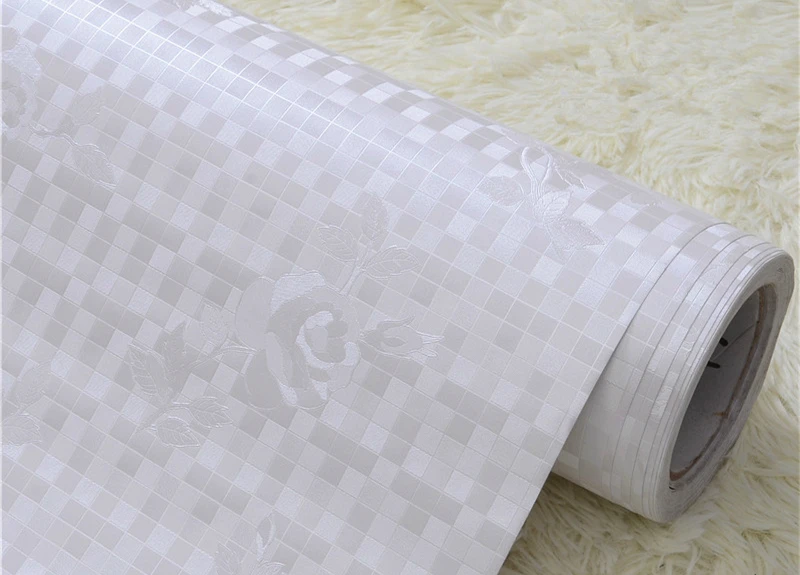 PVC white kitchen bathroom bathroom wallpaper self-adhesive waterproof and oil proof wall mosaic wallpaper stickers
PVC white kitchen bathroom bathroom wallpaper self-adhesive waterproof and oil proof wall mosaic wallpaper stickers