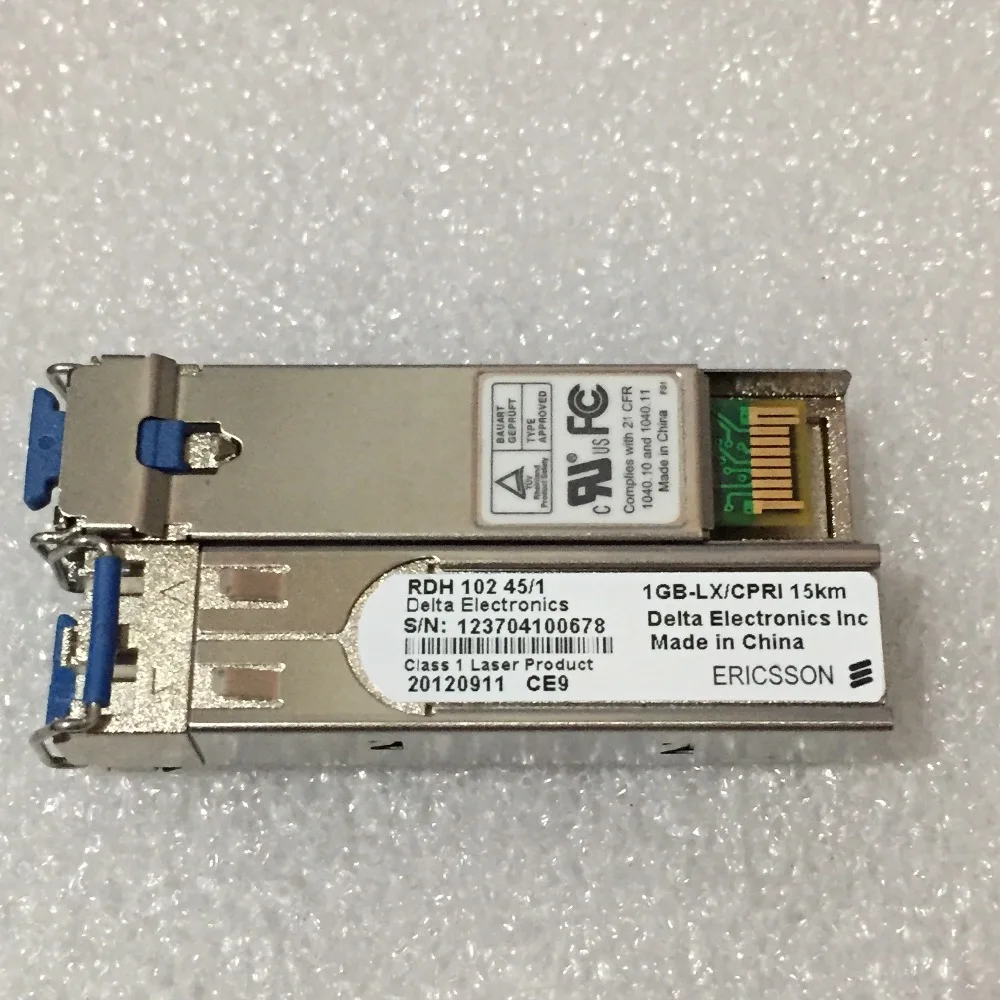RDH 102 45/1 Delta Electronics Inc 1GB-LX/CPRI 15Km лазерный продукт класса 1 ERICSSON
RDH 102 45/1 Delta Electronics Inc 1GB-LX/CPRI 15Km лазерный продукт класса 1 ERICSSON