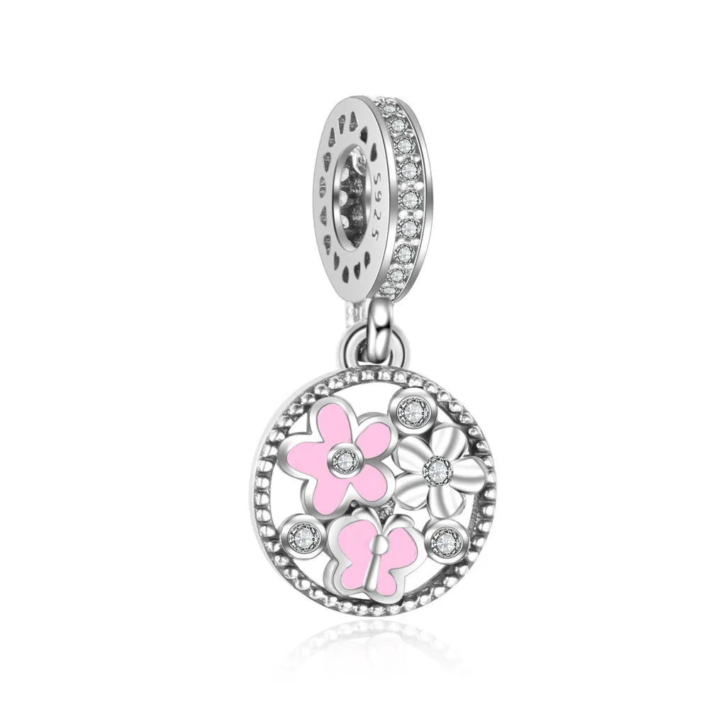 Authentic 925 Sterling Silver Beads Pink Peach Glaze Crystal Pendant Bead For Original Pandora Charm Bracelets & Bangles Jewelry
Authentic 925 Sterling Silver Beads Pink Peach Glaze Crystal Pendant Bead For Original Pandora Charm Bracelets & Bangles Jewelry