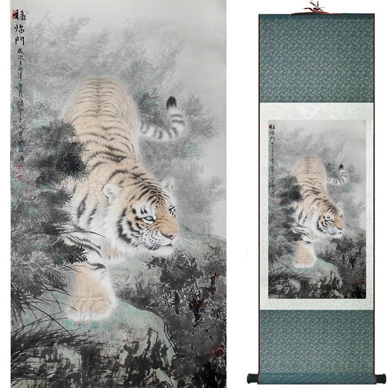 Tiger silk art painting Chinese Art Painting Home Office Decoration Chinese tiger painting 2018101801
Tiger silk art painting Chinese Art Painting Home Office Decoration Chinese tiger painting 2018101801