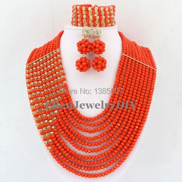 Free Shipping Fashion Bridal Crystal Jewelry Set African Handmade Crystal Beads Necklace Bracelet Earrings For Women WS3840
Free Shipping Fashion Bridal Crystal Jewelry Set African Handmade Crystal Beads Necklace Bracelet Earrings For Women WS3840