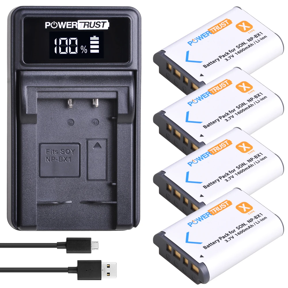 4 шт., аккумуляторная батарея NP-BX1 + новое светодиодное USB-зарядное устройство для Sony DSC-RX100 IV HX300 WX300 DSC-WX500 X3000R MV1 AS30V HDR-AS15 ZV1 log
4 шт., аккумуляторная батарея NP-BX1 + новое светодиодное USB-зарядное устройство для Sony DSC-RX100 IV HX300 WX300 DSC-WX500 X3000R MV1 AS30V HDR-AS15 ZV1 log