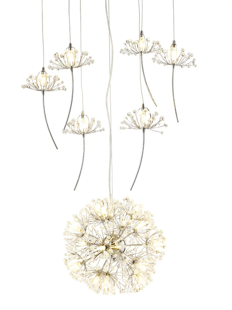 Dandelion Compound Building Living Room Crystal Pendant Lamp Clothing Shop Crystal Pendant Lights Hanging Creative Restaurant
Dandelion Compound Building Living Room Crystal Pendant Lamp Clothing Shop Crystal Pendant Lights Hanging Creative Restaurant