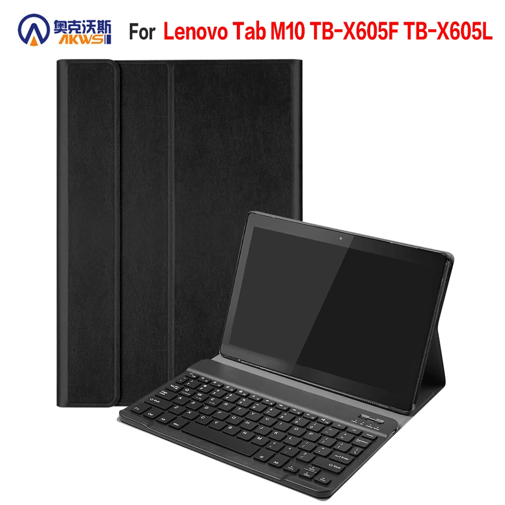 Кожаный чехол с клавиатурой для Lenovo Tab M10 TB-X605F, беспроводная съемная Bluetooth-клавиатура
Кожаный чехол с клавиатурой для Lenovo Tab M10 TB-X605F, беспроводная съемная Bluetooth-клавиатура