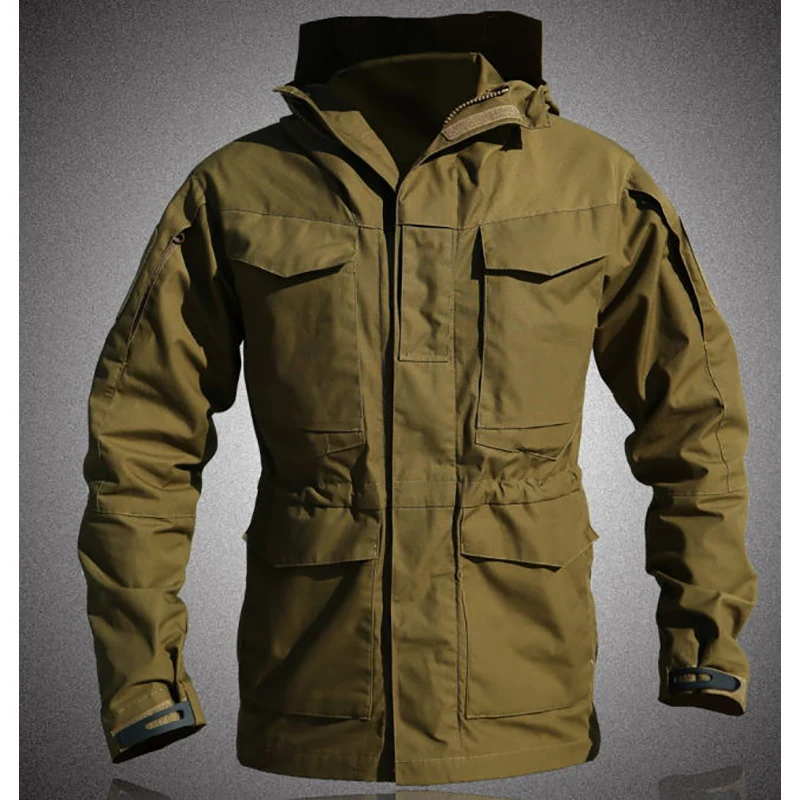 Men's Autumn Winter M65 Hoodie Windbreaker Waterproof Outdoor Coat jackets Hiking Trainning Clothes
Men's Autumn Winter M65 Hoodie Windbreaker Waterproof Outdoor Coat jackets Hiking Trainning Clothes