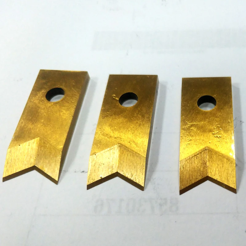 Electroplating Blade for High Speed Automatic Wire Stripping Machine Any kind of Blade we can Make
Electroplating Blade for High Speed Automatic Wire Stripping Machine Any kind of Blade we can Make