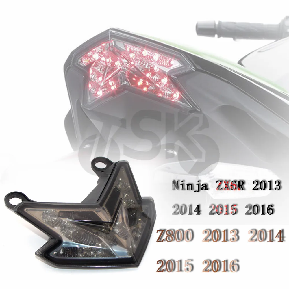 High quality Motorcycle Accessories Integrated LED Tail Light Turn signal For KAWASAKI Ninja ZX6R ZX-6R Z800 Z 800 2013-2016
High quality Motorcycle Accessories Integrated LED Tail Light Turn signal For KAWASAKI Ninja ZX6R ZX-6R Z800 Z 800 2013-2016