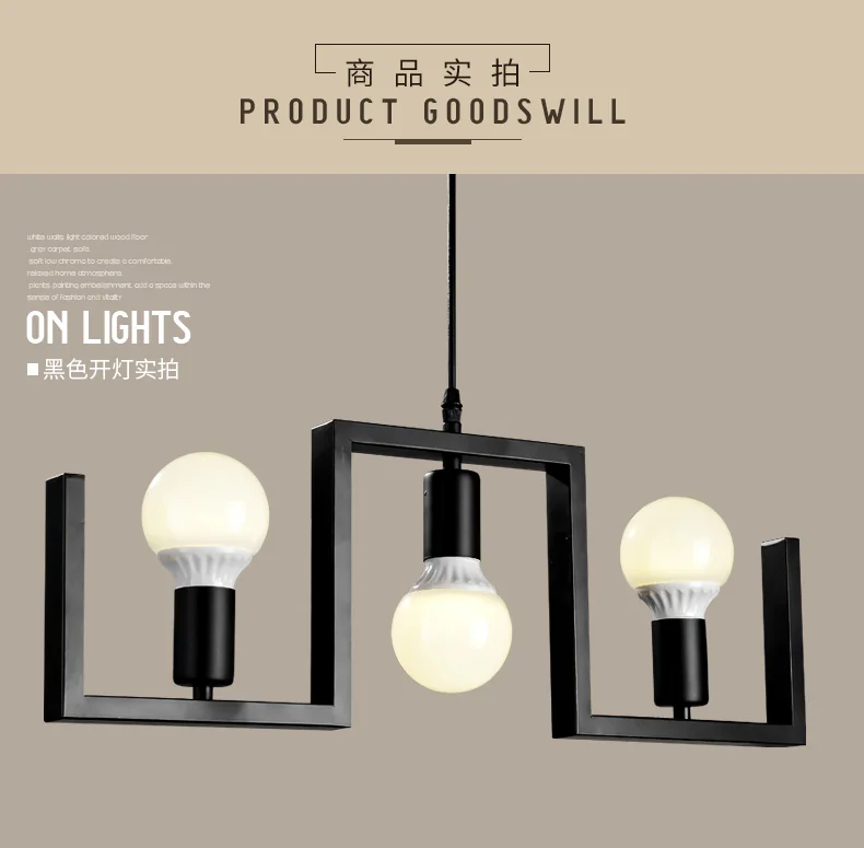 Simple modern fashion shop bar table 3 heads dining room dining room Parlor Pendant Lights
Simple modern fashion shop bar table 3 heads dining room dining room Parlor Pendant Lights