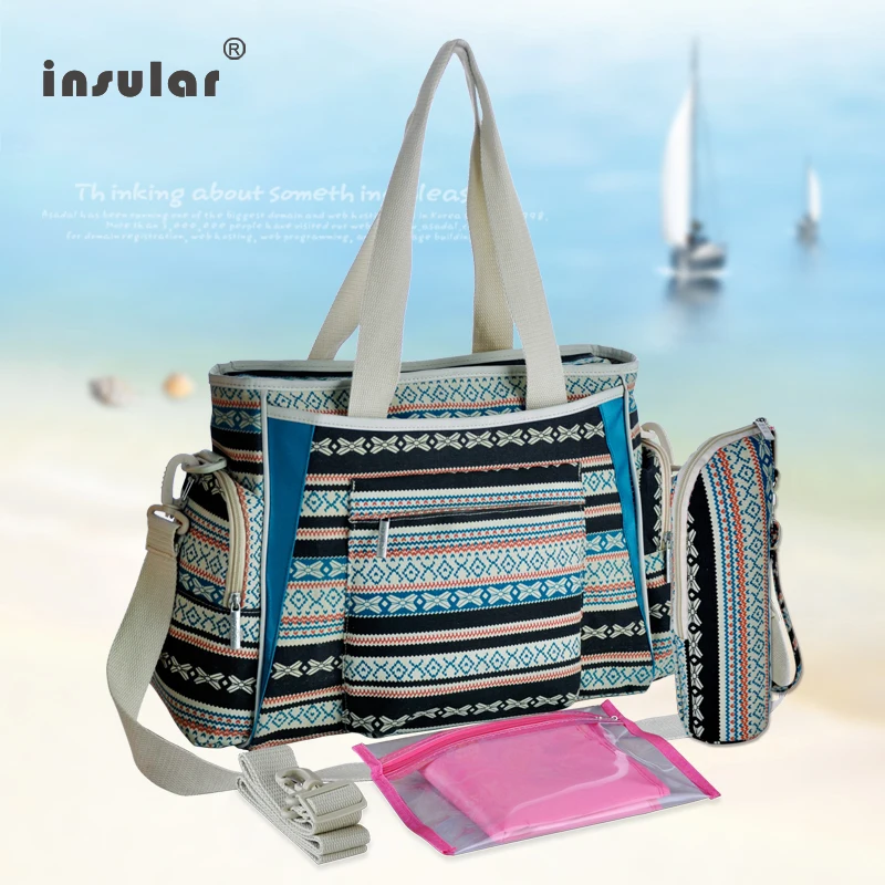 Canvas Baby Diaper Bags Multifunctional Bohemia Style Nappy Bags Mummy Bags
Canvas Baby Diaper Bags Multifunctional Bohemia Style Nappy Bags Mummy Bags