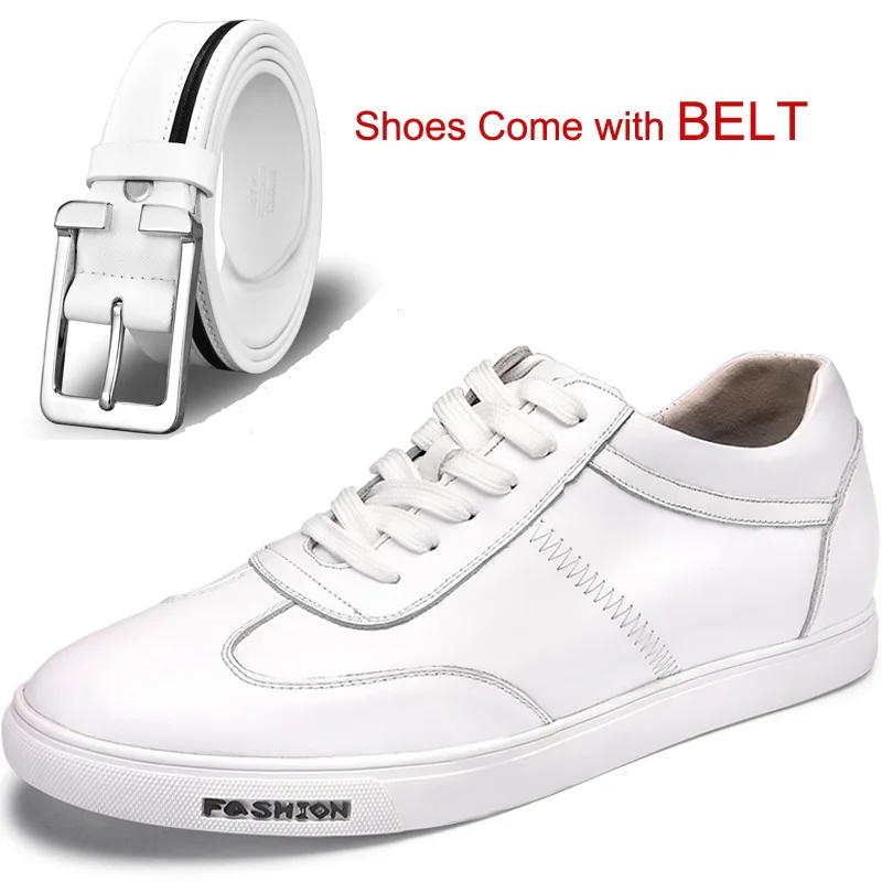 2018 New Men Leather Casual Height Increasing Sneakers With Height Increase 6CM White/Black
2018 New Men Leather Casual Height Increasing Sneakers With Height Increase 6CM White/Black