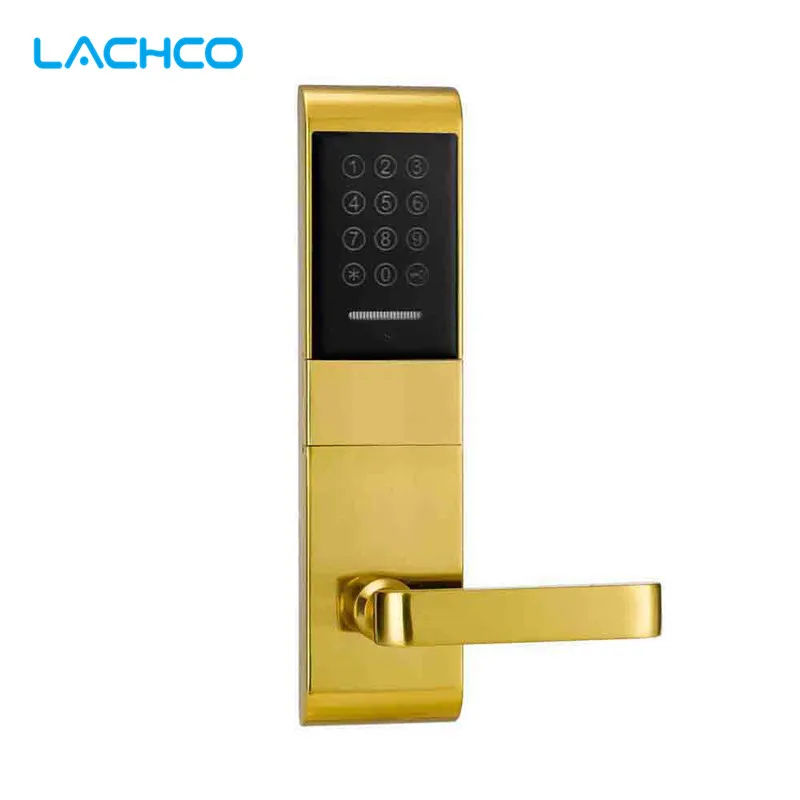 LACHCO Electric Door Lock Touch Screen Password, Card, Key Digital Code Electronic Lock Smart Entry L16078SG
LACHCO Electric Door Lock Touch Screen Password, Card, Key Digital Code Electronic Lock Smart Entry L16078SG