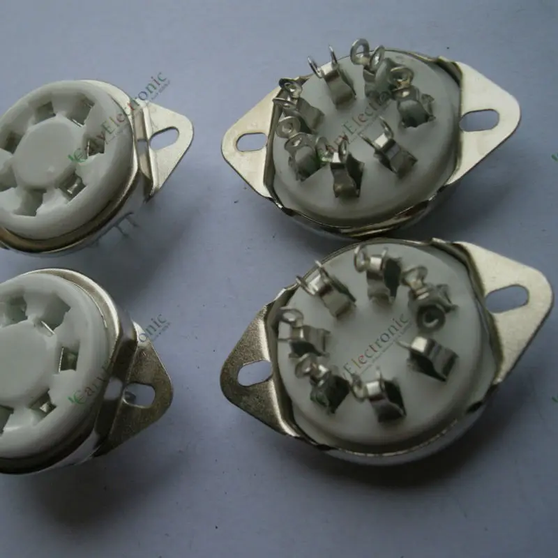 Wholesale and retail 4pcs New 7pin silver Ceramic vacuum tube socket top mount valve For 2A7 6A7 amp free shipping
Wholesale and retail 4pcs New 7pin silver Ceramic vacuum tube socket top mount valve For 2A7 6A7 amp free shipping