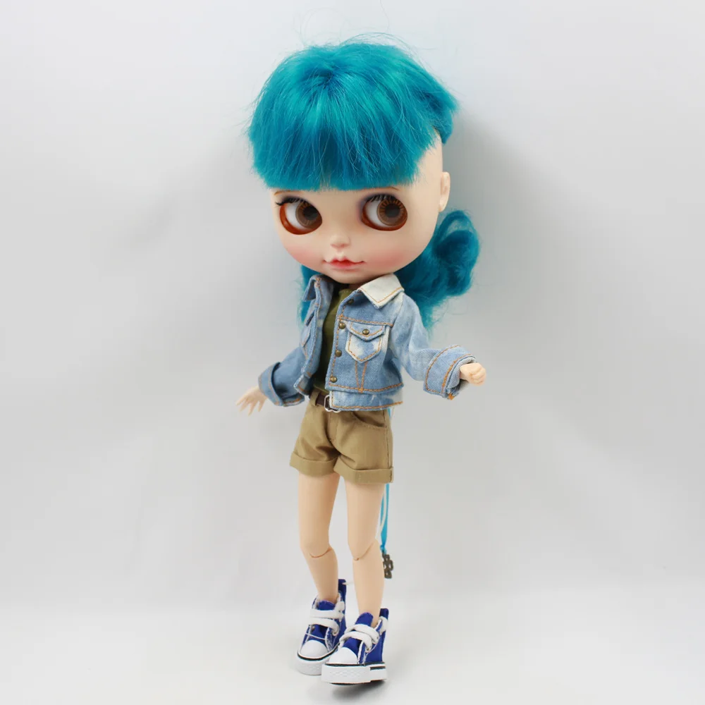 Outfits for Blyth doll denim coat with pants and white shirt suit for 1/6 azone BJD icy dbs
Outfits for Blyth doll denim coat with pants and white shirt suit for 1/6 azone BJD icy dbs
