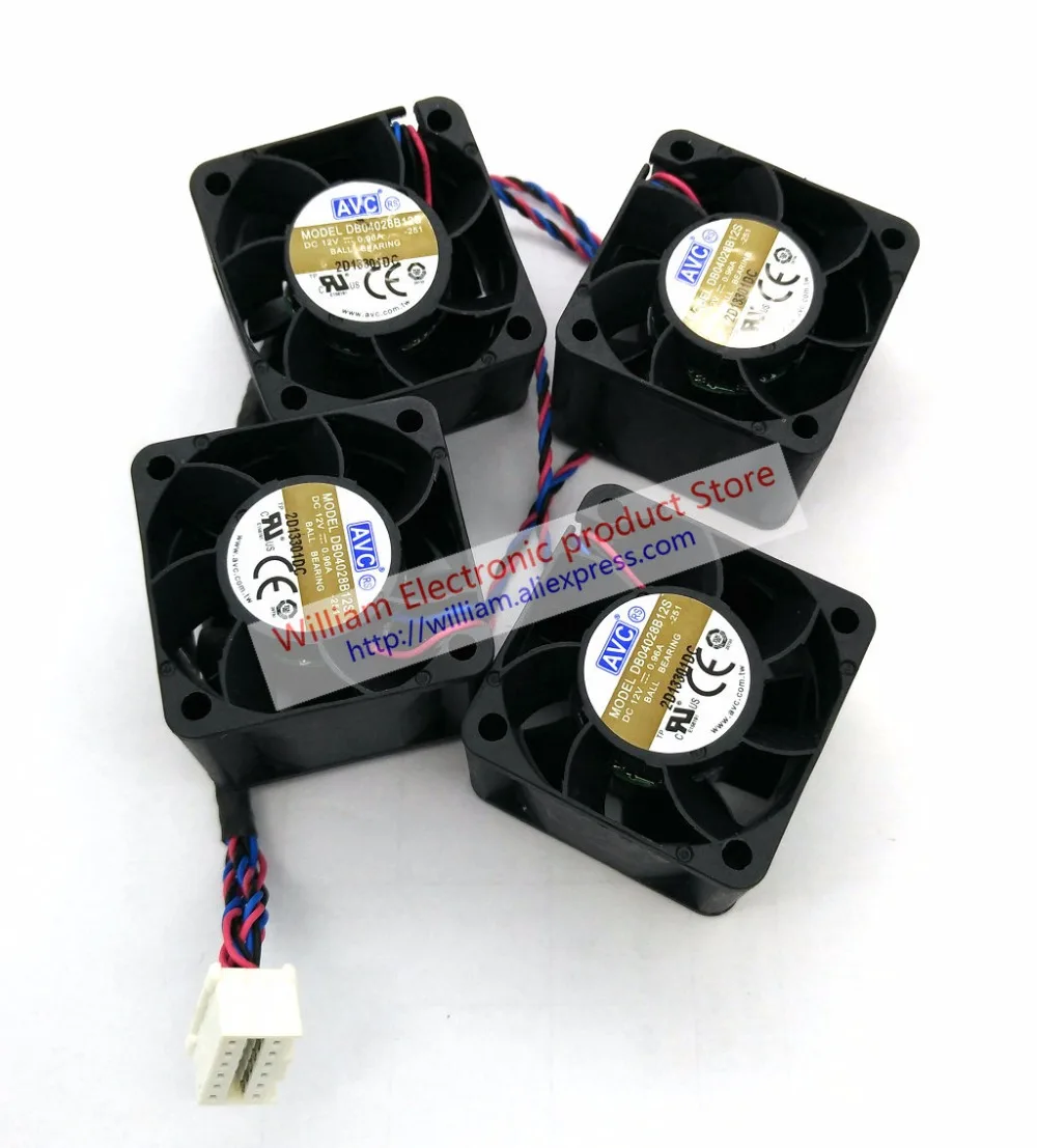 Новый оригинальный вентилятор охлаждения сервера AVC DB04028B12S DC12V 0,96A Comptuer 1 компл. 4 шт.
Новый оригинальный вентилятор охлаждения сервера AVC DB04028B12S DC12V 0,96A Comptuer 1 компл. 4 шт.