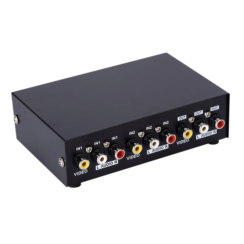 MT-VIKI RCA AV Switch 2 Input 1 Output Audio Video Selector MT-231AV for 2 Media Players DVDs TV Boxes Share 1 TV
MT-VIKI RCA AV Switch 2 Input 1 Output Audio Video Selector MT-231AV for 2 Media Players DVDs TV Boxes Share 1 TV