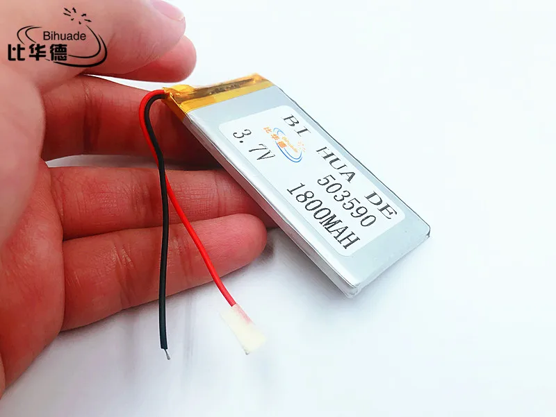 Li-Po 3,7 V, 1800 mAH, 503590 полимерный литий-ионный/литий-ионный аккумулятор для игрушек, POWER BANK, GPS, mp3, mp4, сотового телефона, динамика
Li-Po 3,7 V, 1800 mAH, 503590 полимерный литий-ионный/литий-ионный аккумулятор для игрушек, POWER BANK, GPS, mp3, mp4, сотового телефона, динамика